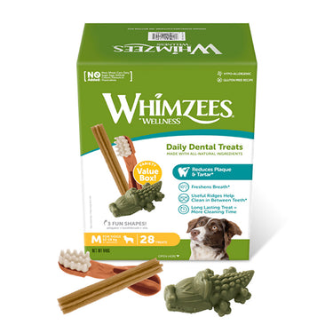 Whimzees Variety Value Box Medium 28pcs